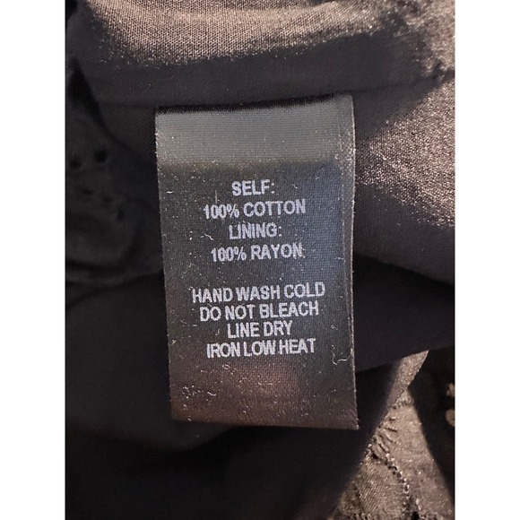 Lulus Eyelet High-Low Maxi Dress Size M Black Ruffles Smocked Back Boho NEW - Picture 11 of 11